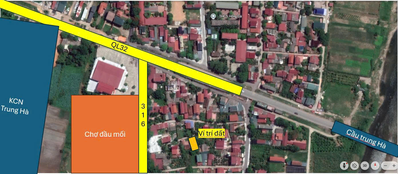 🔥 BÁN LÔ ĐẤT ĐẸP 346M² – ĐẦU CẦU TRUNG HÀ – TAM NÔNG, PHÚ THỌ 🔥