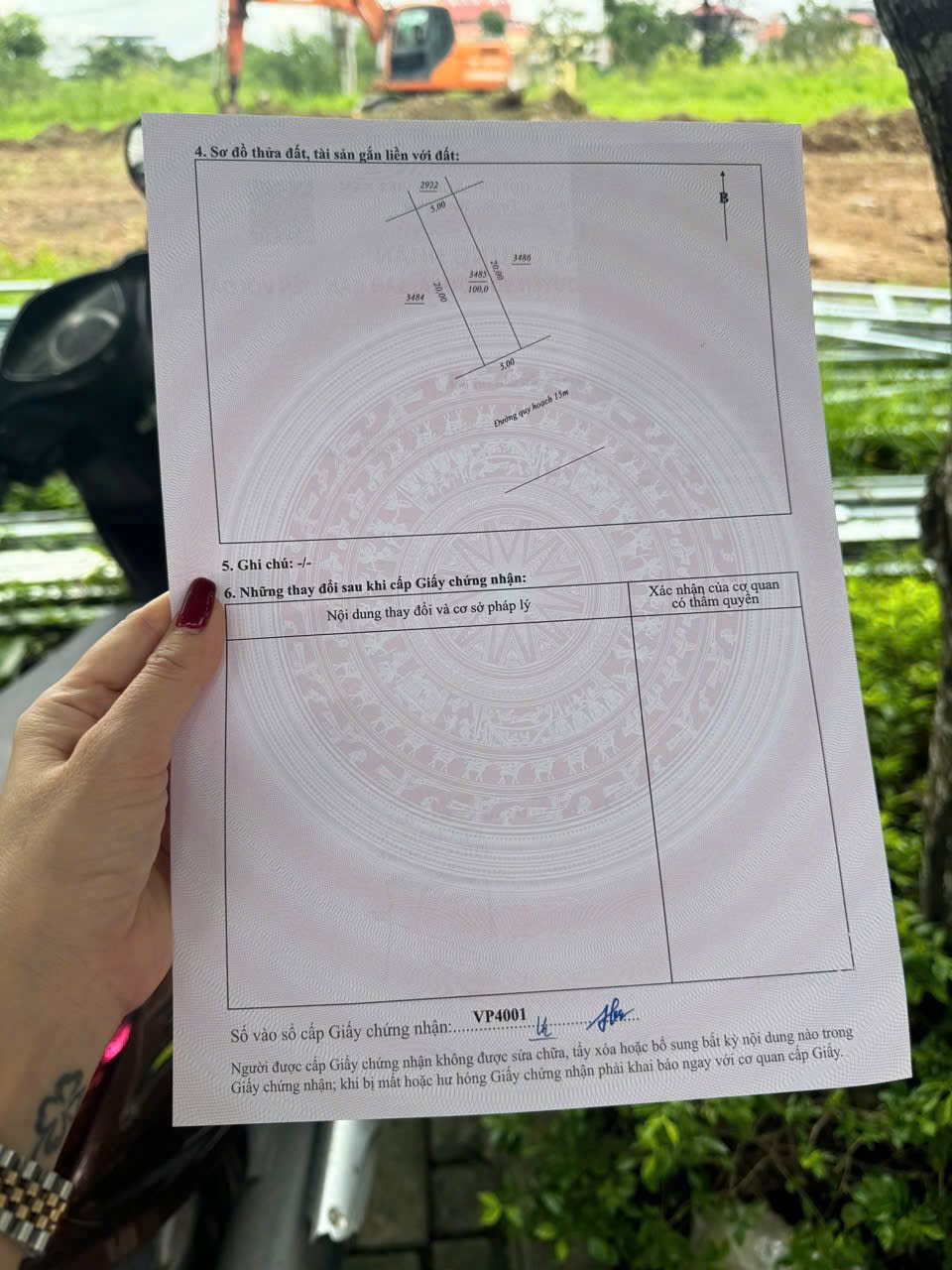 Bán lô đất có diện tích 100m2 tại KĐT Việt-Hàn – Phổ Yên – Thái Nguyên.